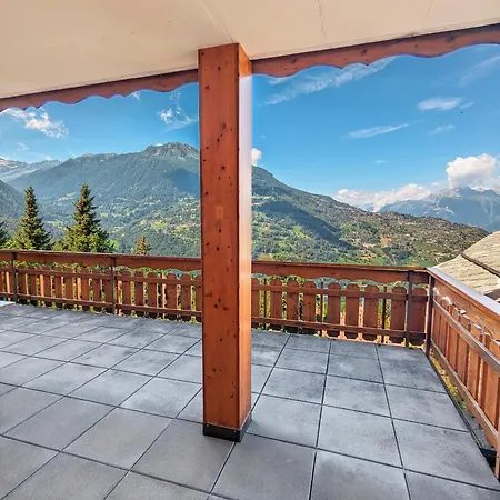 Apartament Paisible Cheminee, Terrasse, Jardin, Vue Epoustouflante Veysonnaz