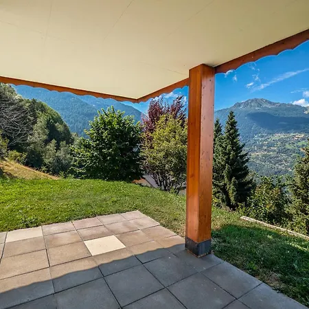 Apartament Paisible Cheminee, Terrasse, Jardin, Vue Epoustouflante Veysonnaz