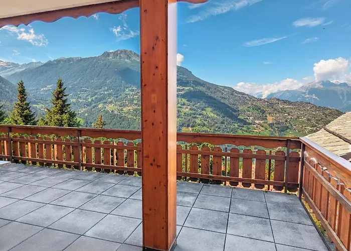 Apartmán Paisible Cheminee, Terrasse, Jardin, Vue Epoustouflante Veysonnaz