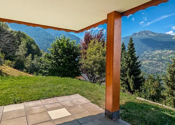 Apartmán Paisible Cheminee, Terrasse, Jardin, Vue Epoustouflante Veysonnaz